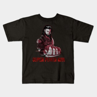 Super Punch Man Roman Reigns Kids T-Shirt